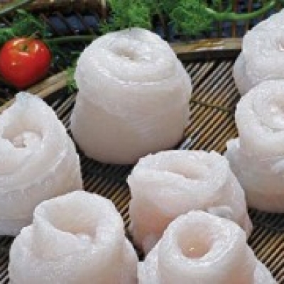 Cá tra cuộn bông hồng