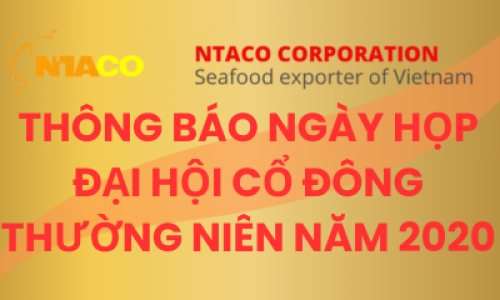 THÔNG BÁO NGÀY HỌP ĐẠI HỘI CỔ ĐÔNG THƯỜNG NIÊN NĂM 2020