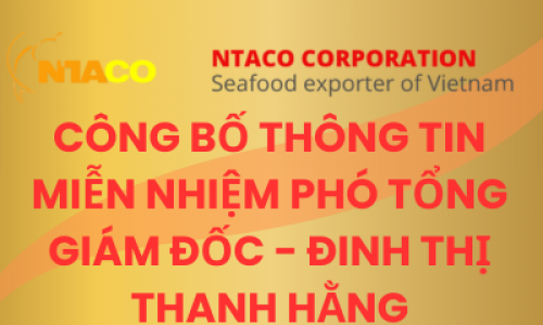 CÔNG BỐ THÔNG TIN MIỄN NHIỆM PHÓ TỔNG GIÁM ĐỐC - ĐINH THỊ THANH HẰNG