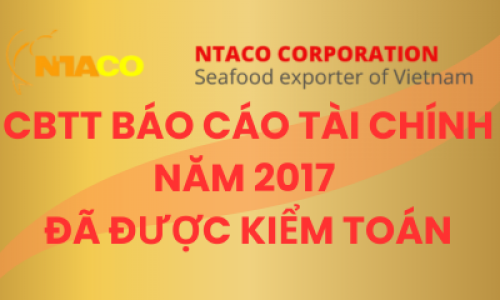 CBTT BÁO CÁO TÀI CHÍNH NĂM 2017 ĐÃ ĐƯỢC KIỂM TOÁN