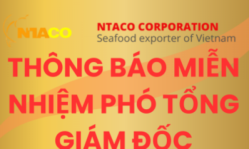THÔNG BÁO MIỄN NHIỆM PHÓ TỔNG GIÁM ĐỐC