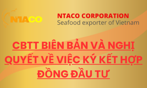 CBTT BIÊN BẢN VÀ NGHỊ QUYẾT VỀ VIỆC KÝ KẾT HỢP ĐỒNG ĐẦU TƯ