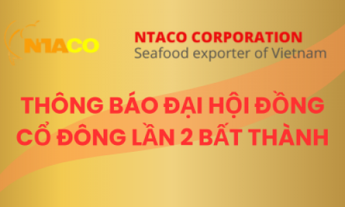 Thông báo đại hội đồng cổ đông lần 2 bất thành