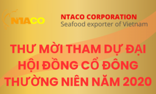 THƯ MỜI THAM DỰ ĐẠI HỘI ĐỒNG CỔ ĐÔNG THƯỜNG NIÊN NĂM 2020