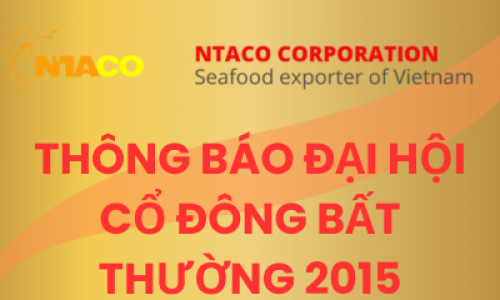 Thông báo đại hội cổ đông bất thường 2015