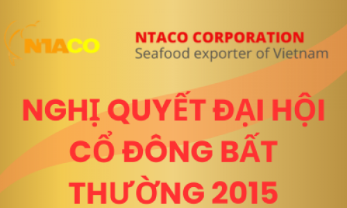 Nghị quyết đại hội cổ đông bất thường 2015